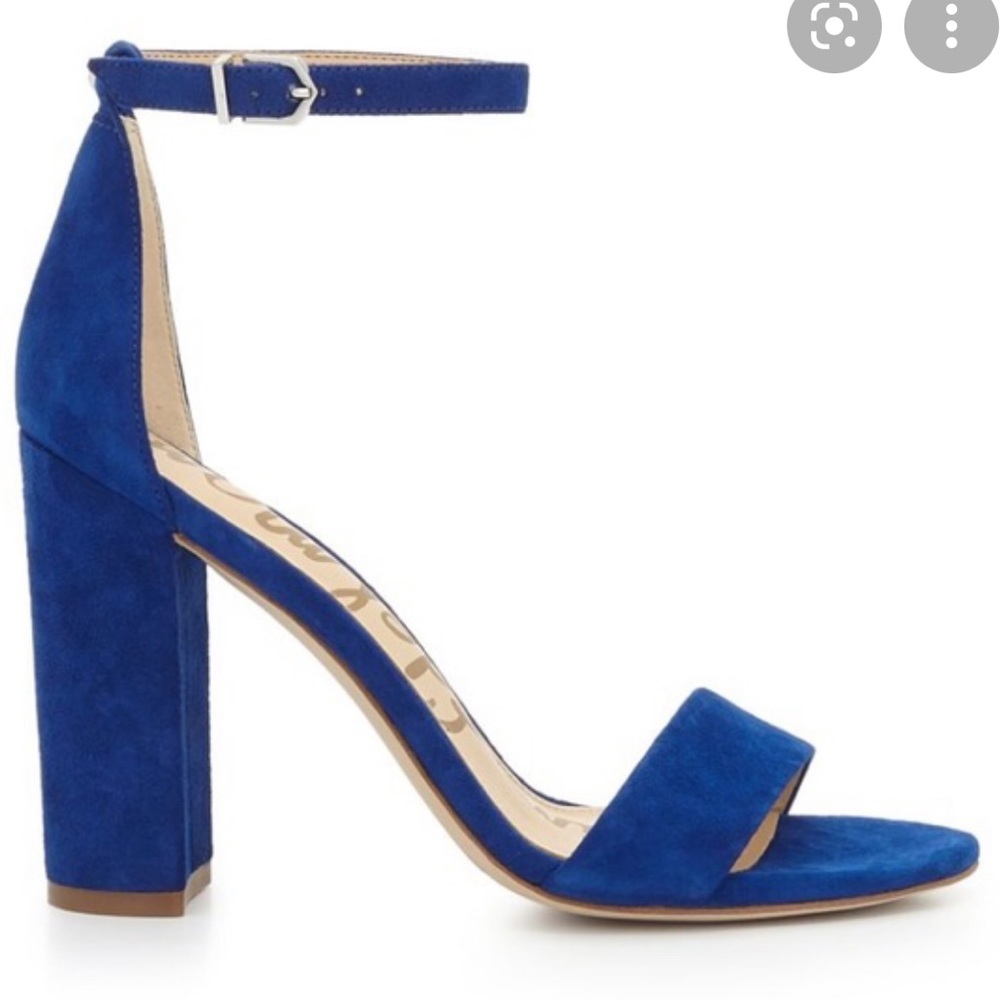 Sam Edelman blue heels, size 8